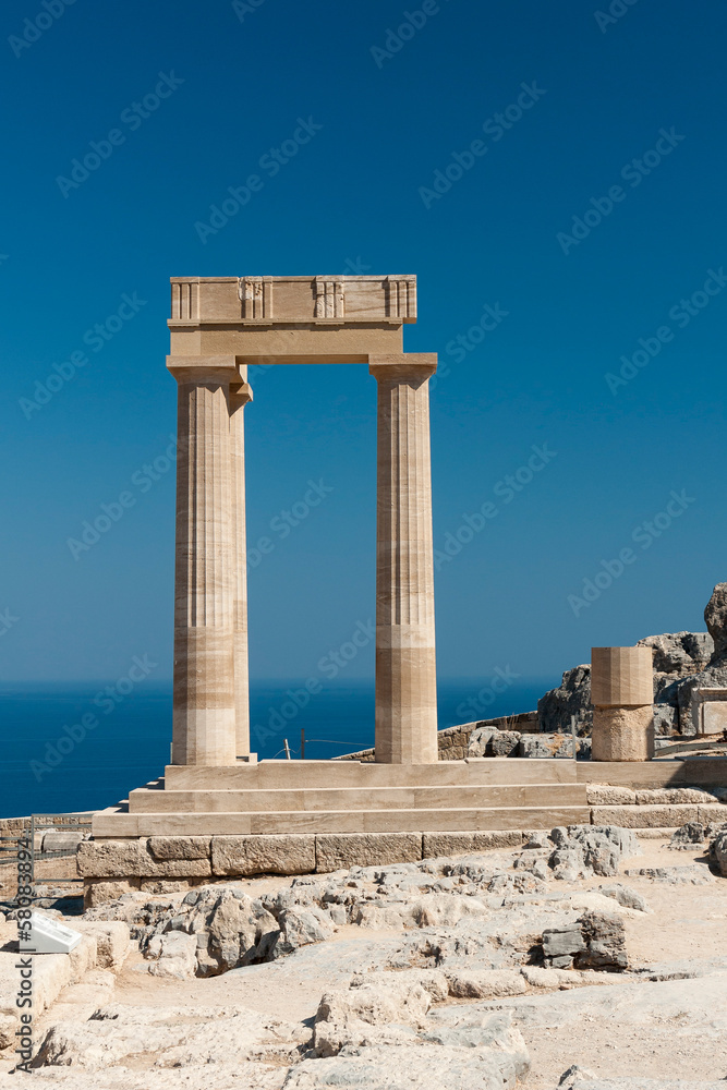 Ruins of Hellenistic stoa