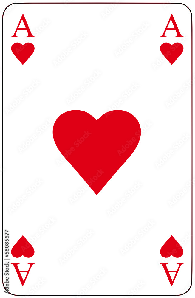 Ass Karte Stock-Vektorgrafik  Adobe Stock