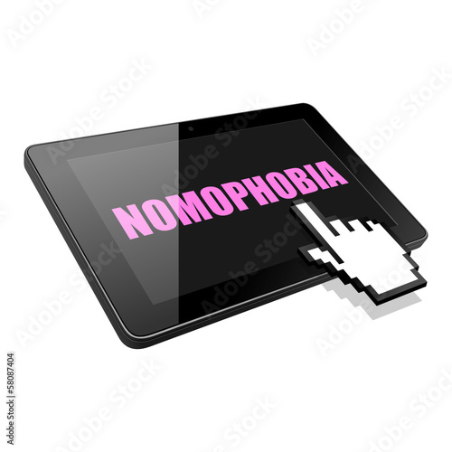 tablet mauszeiger finger nomophobia I