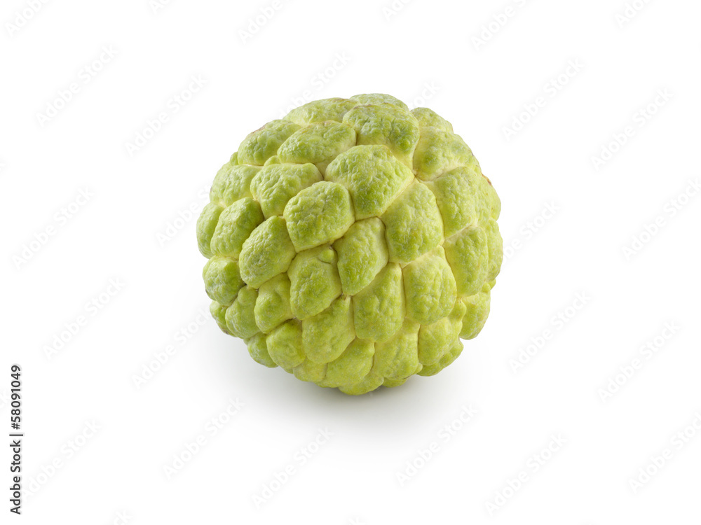 Obraz premium Cukru Apple na białym tle