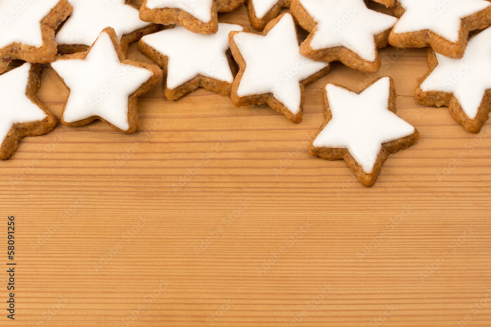 Weihnachtsplätzchen als Hintergrund Weihnachtsplätzchen als Hintergrund