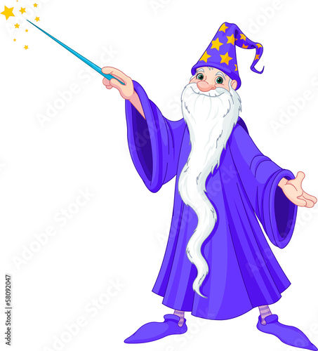 Cartoon wizard