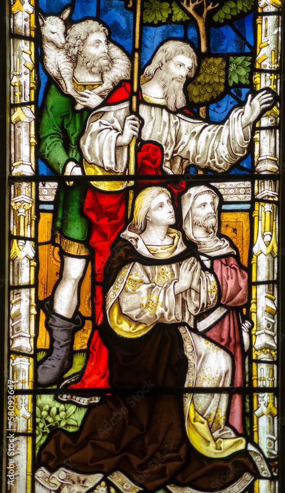 Nativity Stained Glass Window