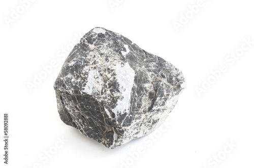 Natural stone isolated on white background