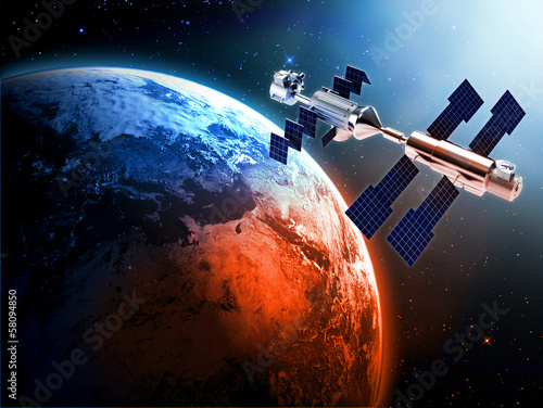 Fototapeta Naklejka Na Ścianę i Meble -  satellite in space