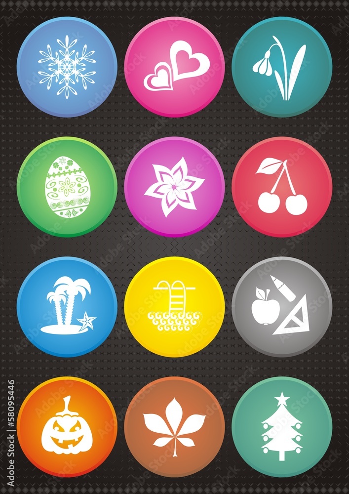 Calendar icons Calendar icons