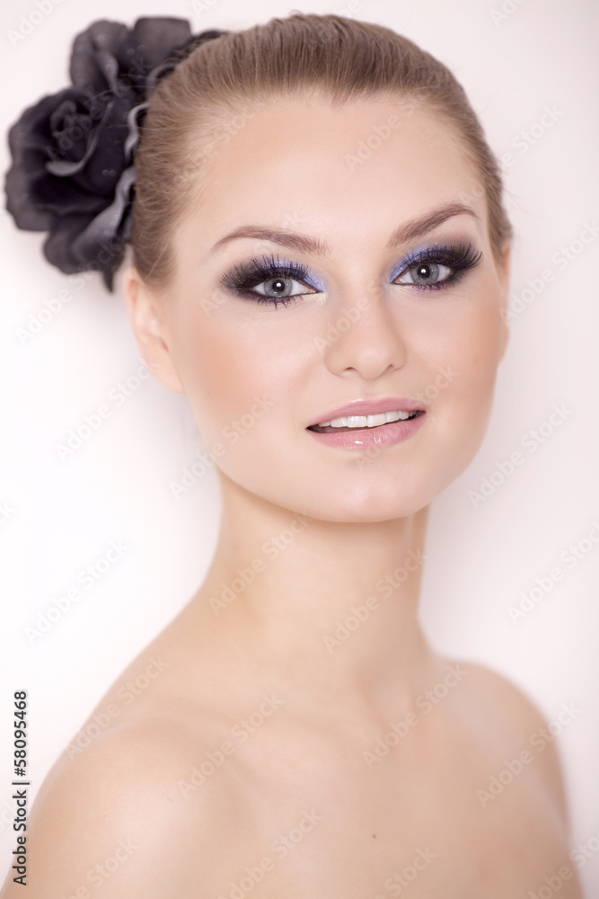 Young pretty woman with beautiful blond hairs Young pretty woman with beautiful blond hairs