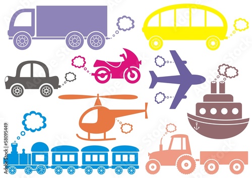 Transport icons