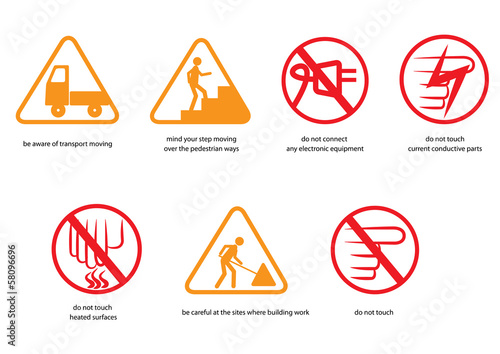 Warning symbols
