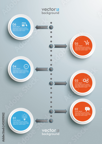 Cloud Timeline Infographic