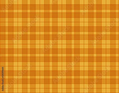 tissu orange à carreaux quadrillé