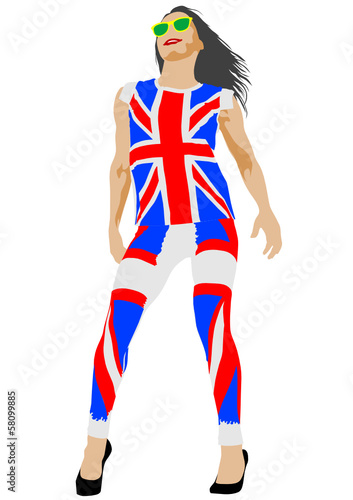 Colors of British flag