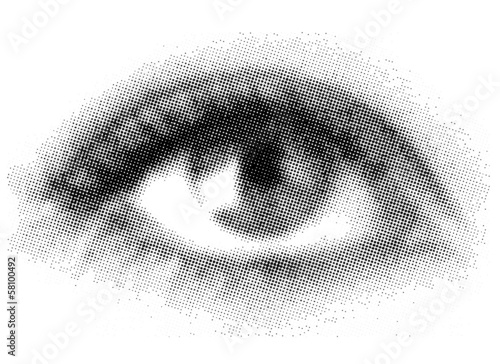 Halftone eye
