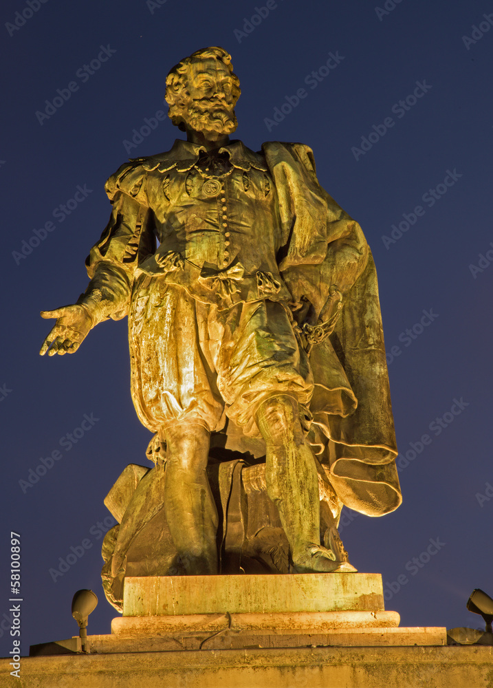 Antwerp - Statue of painter P. P. Rubens