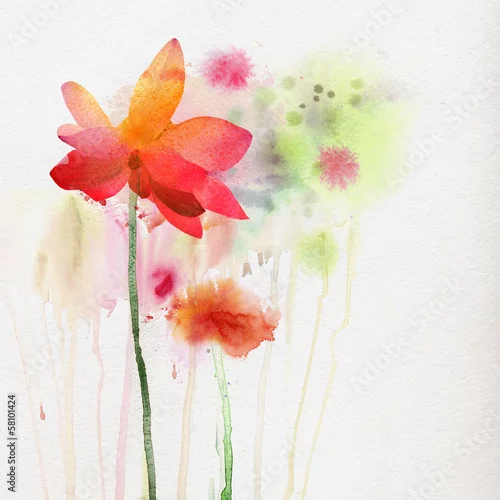 Obraz Lilia akwarela