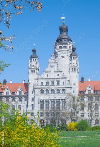 das neue Rathaus in Leipzig photo