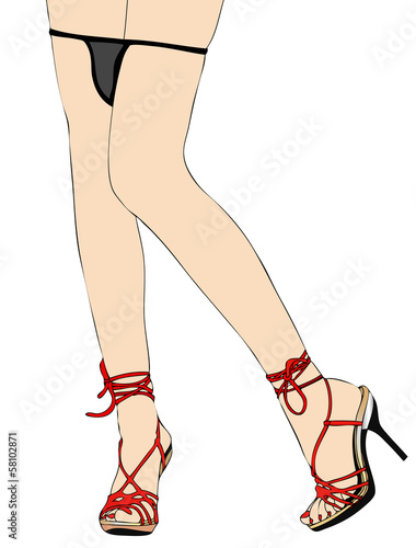 The seduction of a pair of black panties