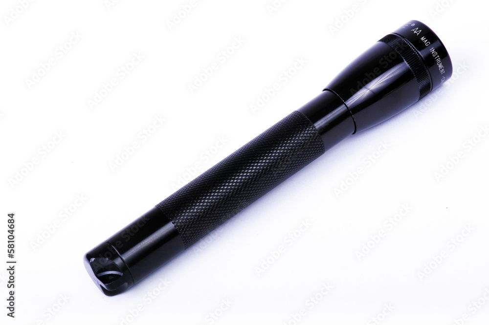 Led flashlight isolated on white background Led flashlight isolated on white background
