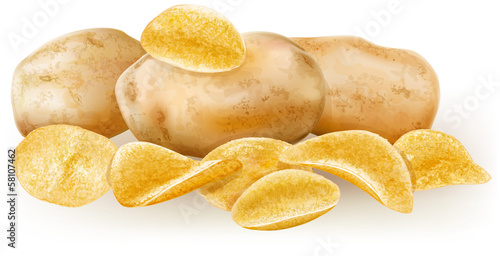 potatos and potato chips