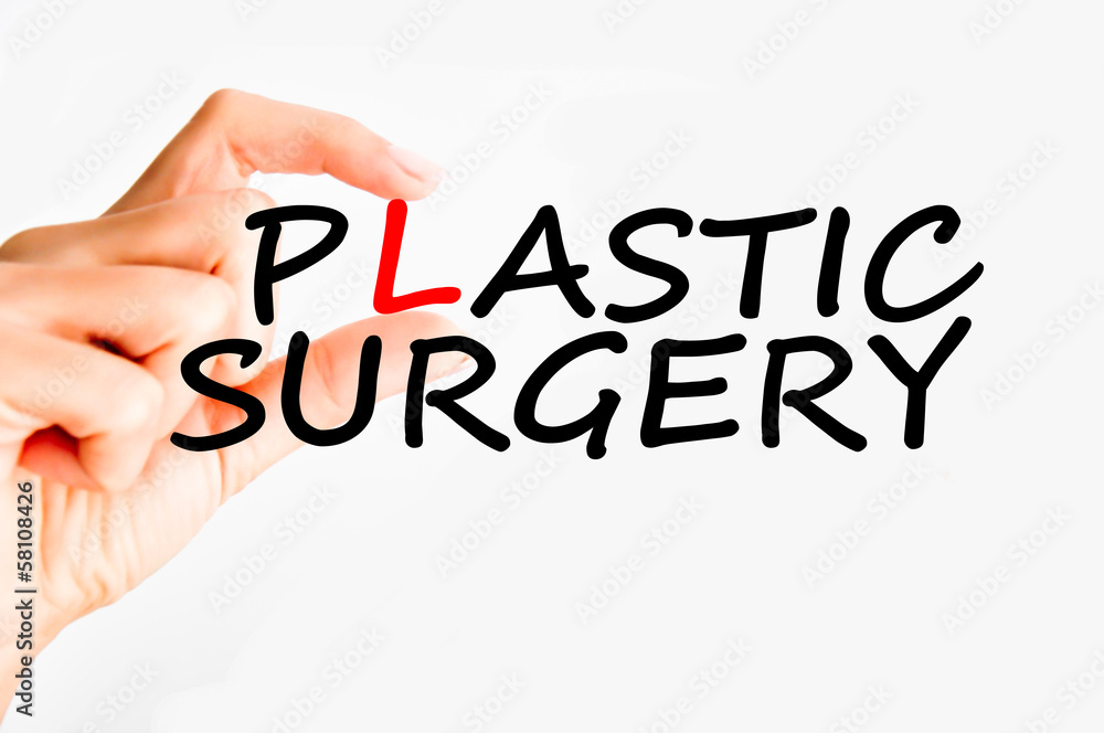Plastic surgery concept Plastic surgery concept