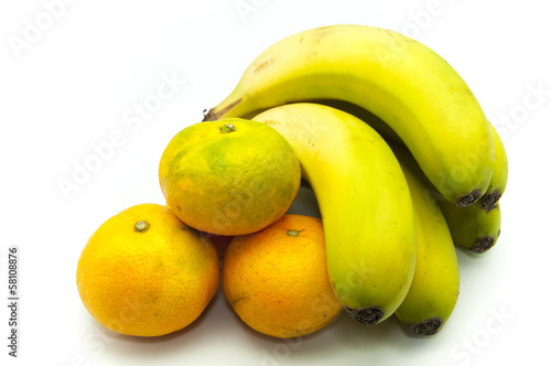 tangerines and bananas