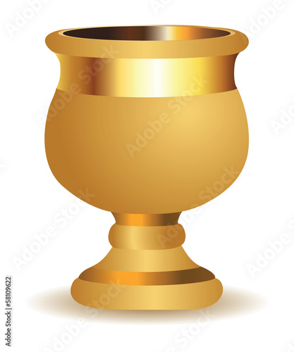Golden vase