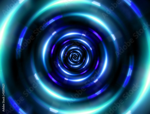 ring tunnel blue
