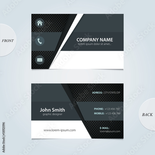 Vector abstract business cards.
