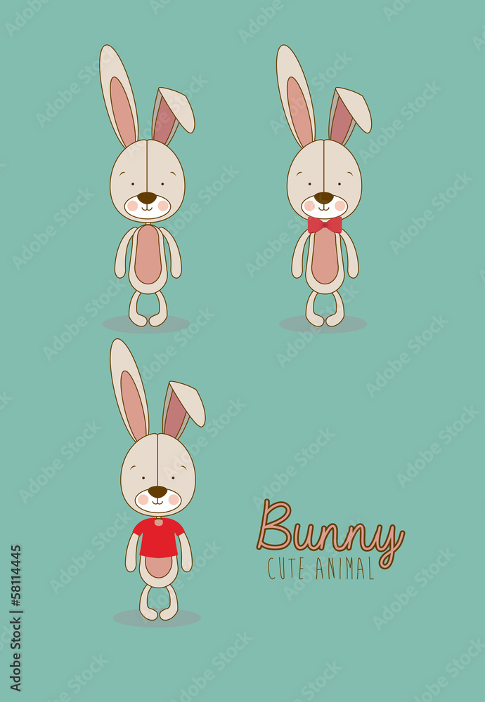 Obraz premium bunnies design