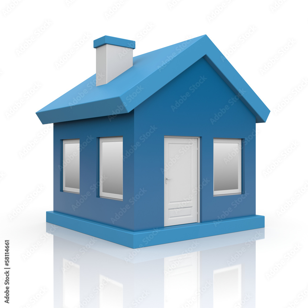 House. Isolated on white House. Isolated on white