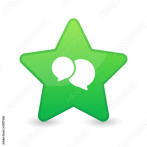 Star with icon