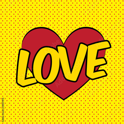 love pop art