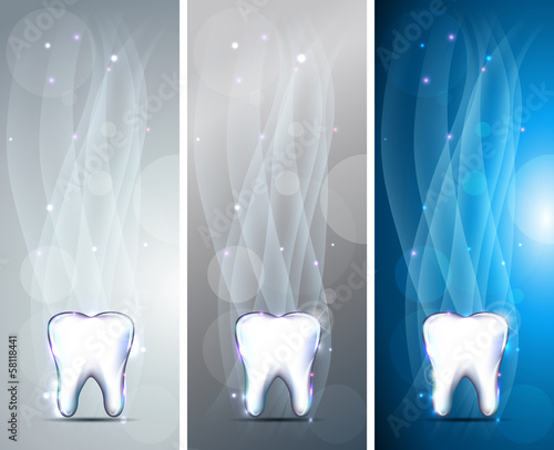 Beautiful tooth banners