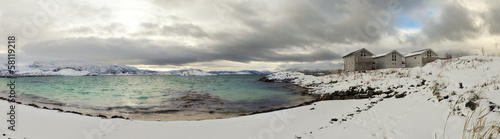 Norwegian landscape.Sommaroy,Northern Norway.