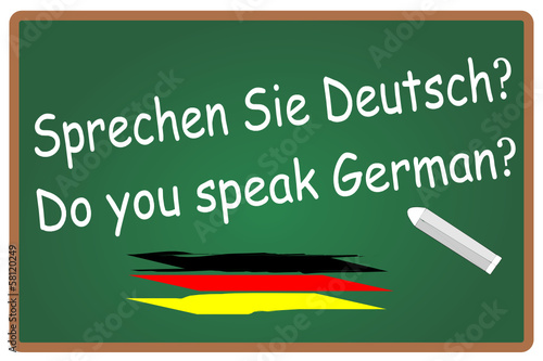 Sprechen Sie Deutsch German  #131108-svg01 photo