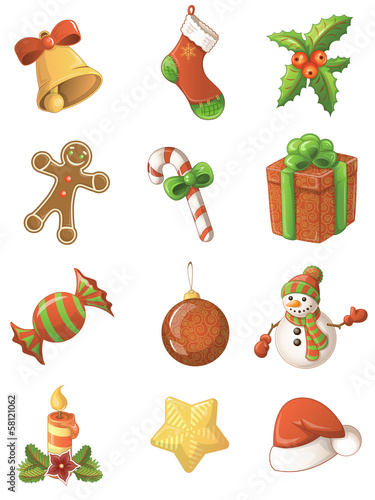 Christmas icon set