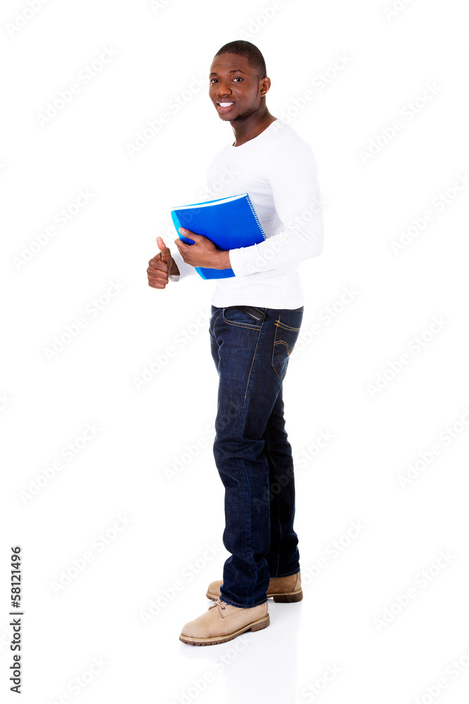 Handsome man holding files. Student. Businessman. Handsome man holding files. Student. Businessman.