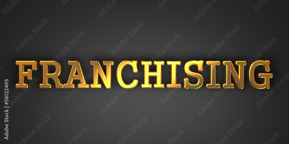 Obraz premium Franchising. Business Background.