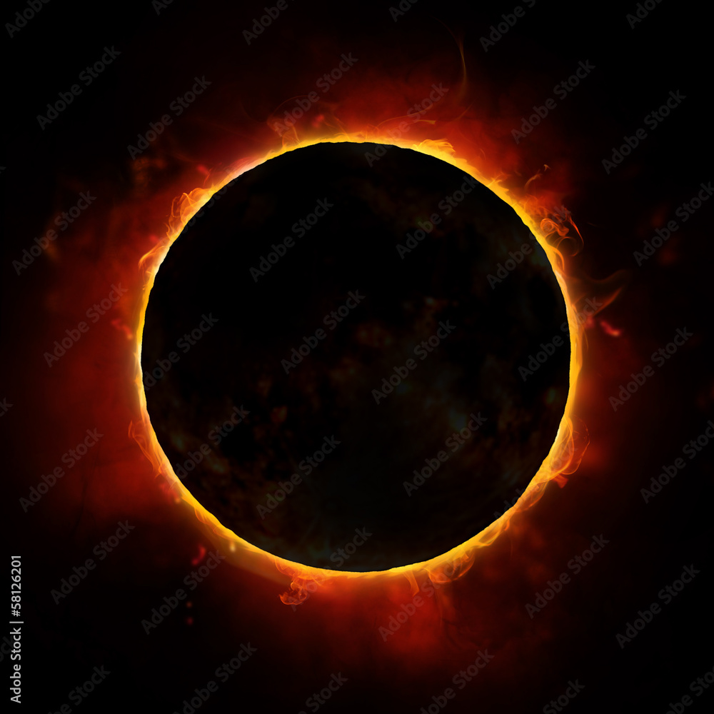 Fototapeta premium sun eclipse