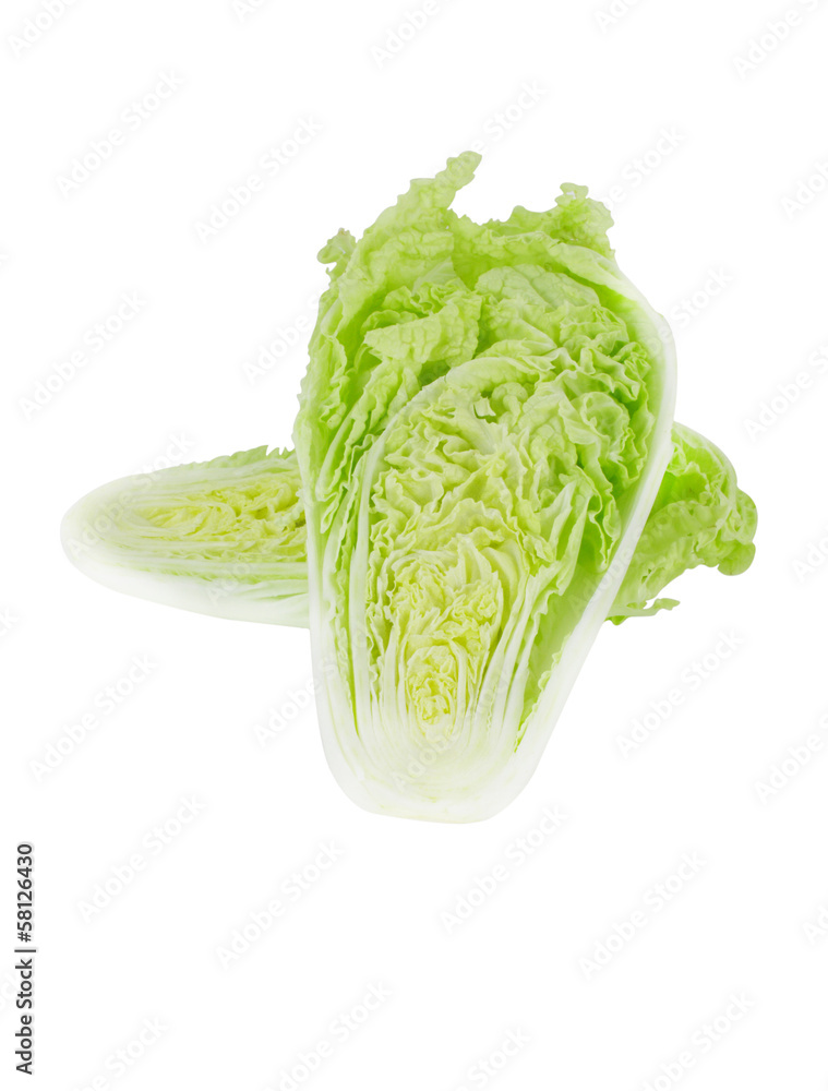 Obraz premium lettuce on white background