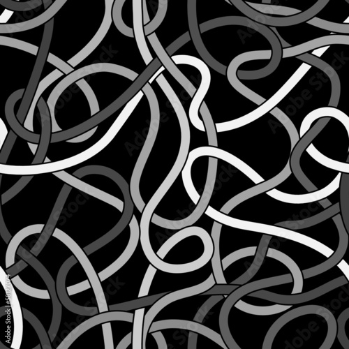 Messy tangled wires seamles...