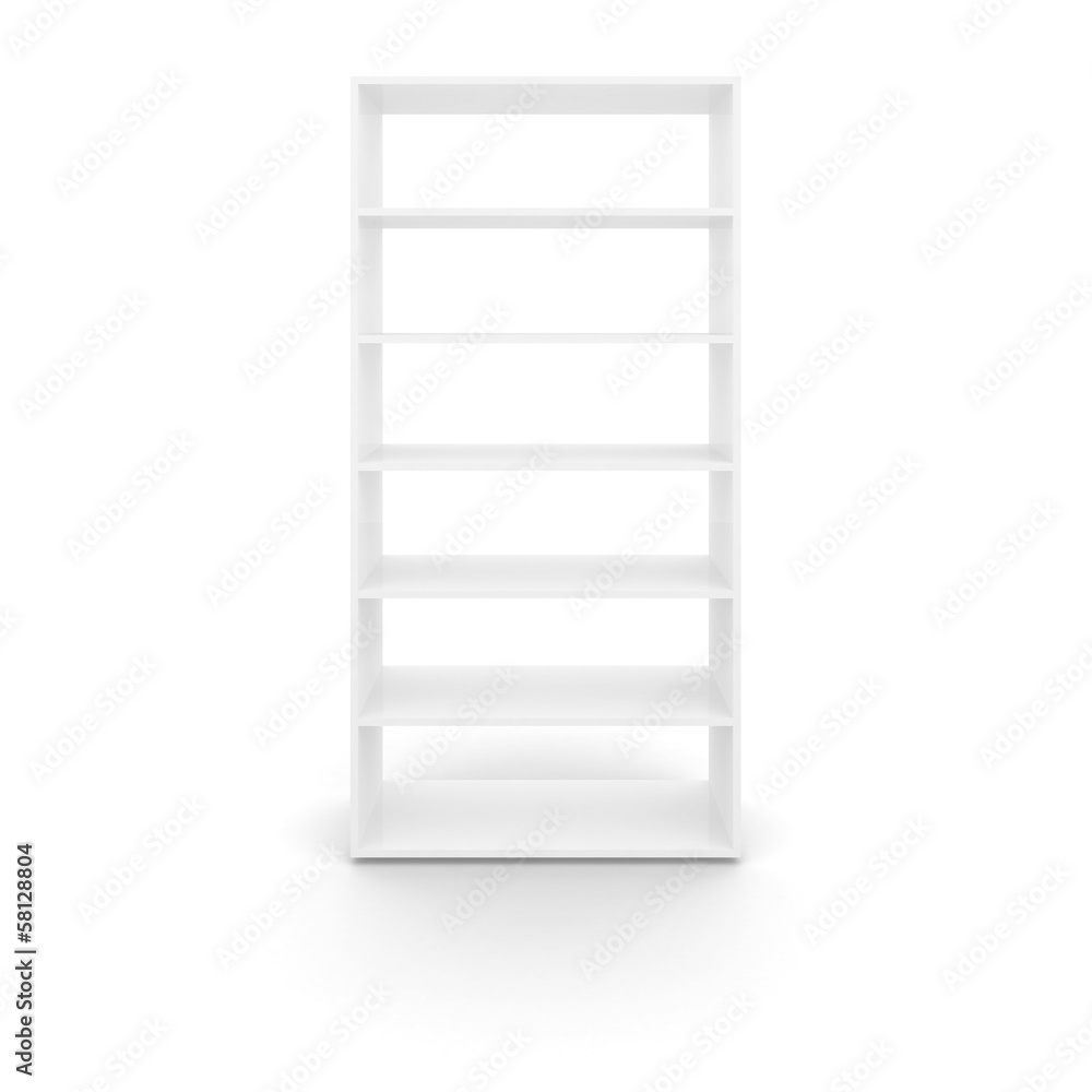 Empty white cabinet isolated on white background Empty white cabinet isolated on white background