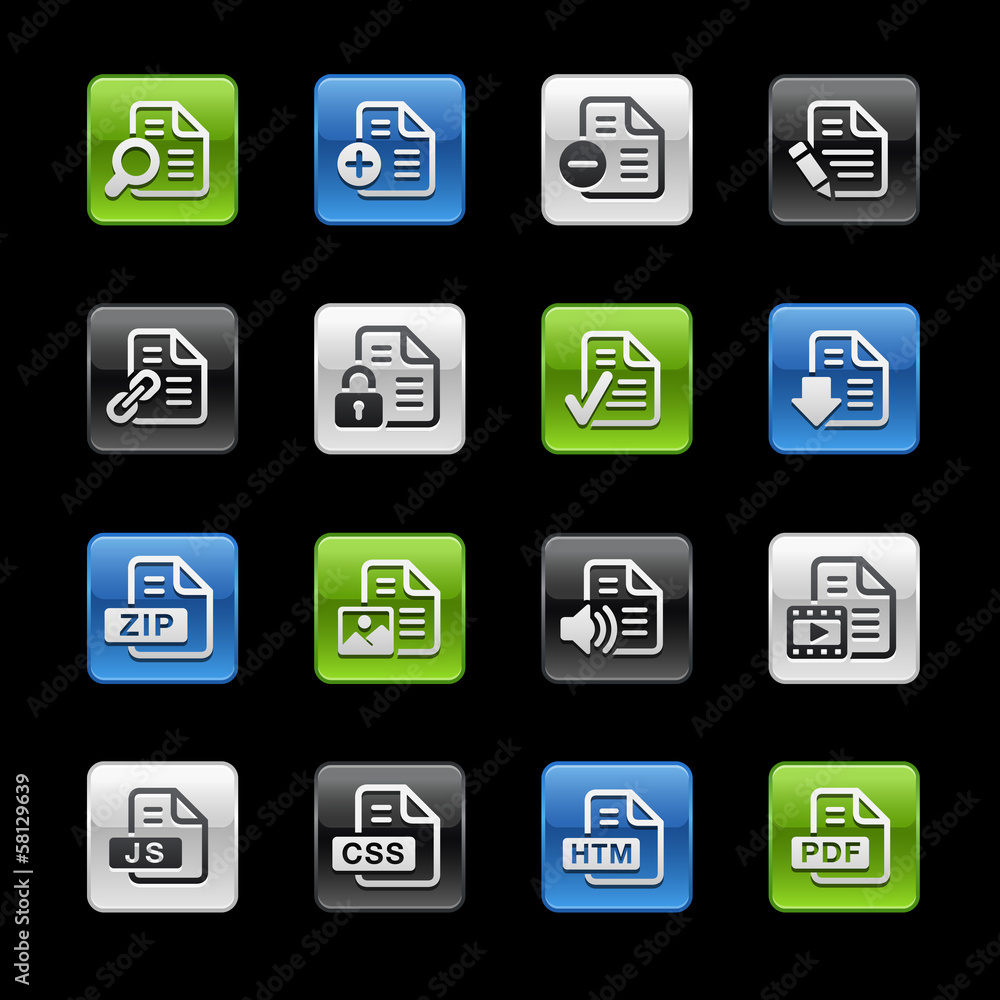 Document Icons 1 -- Gelbox Series Document Icons 1 -- Gelbox Series