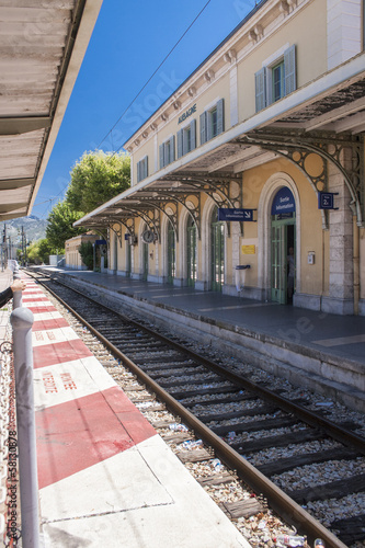 Aubagne, near Marseille, France, station.. photo