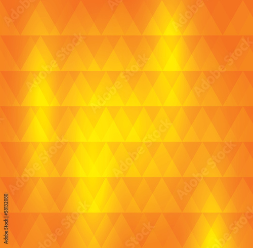 Orange pattern of geometric shape. Colorful mosaic
