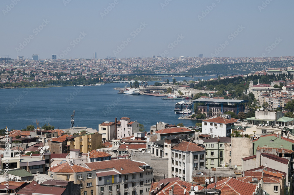 Istanbul von oben, Luftaufnahme, Istanbul, Türkei