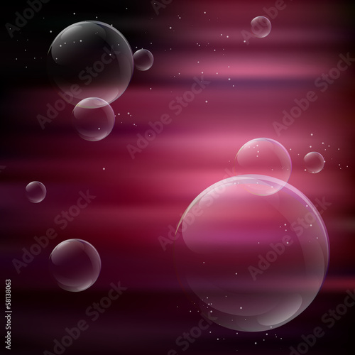 Vector mystical background