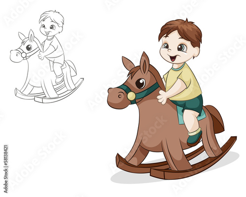 Boy on horse