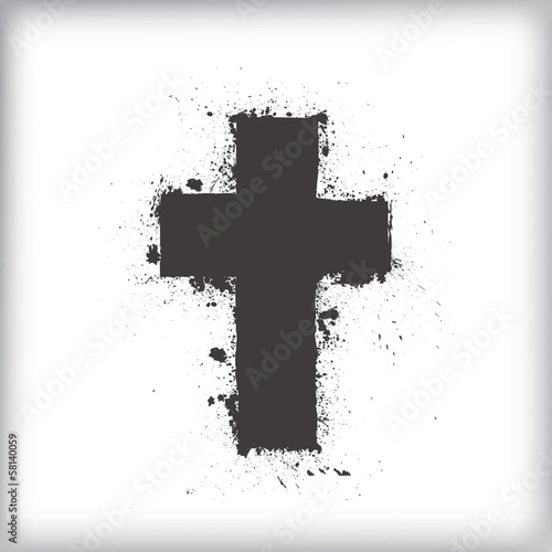 grunge cross