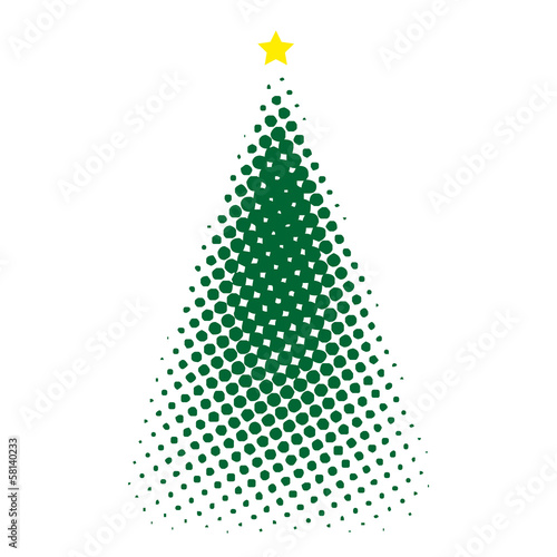 Weihnachtsbaum Stern Abstrakt Vektor